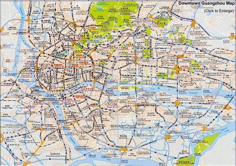 Guangzhou Maps: Downtown Layout, Metro, Attractions | Map, Canton city, Guangzhou