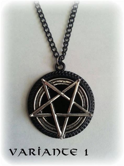 Black Pentagram Chain | Etsy