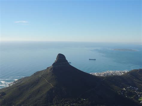 Beautiful view from Table Mountain - Cape Town, South Africa. Table ...