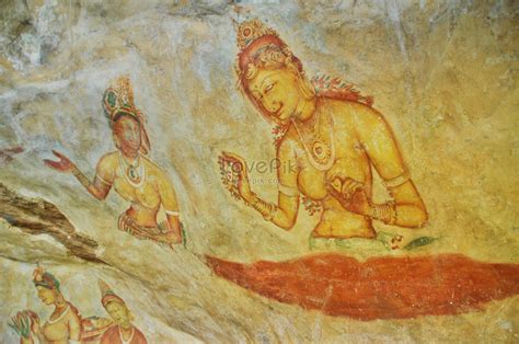 Rock Paintings In Sigiriya Lion Rock, Sri Lanka Picture And HD Photos ...