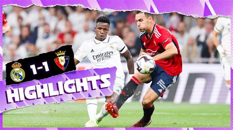 Real Madrid vs Osasuna (2 Oct 2022) 🔥 Video Highlights - FootyRoom