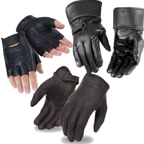 Leather Motorcycle Gloves