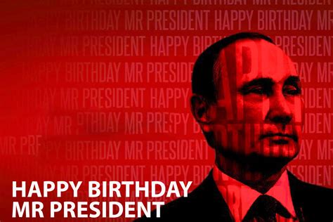 "Happy Birthday Mr. President"