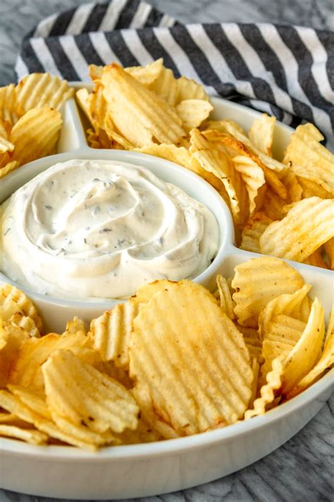 Lawson's Sour Cream Potato Chip Dip Recipe (3 Ingredients!)