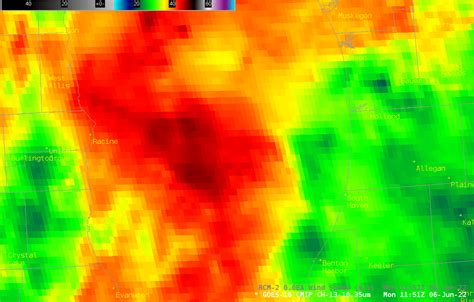 Bore feature in SAR winds over Lake Michigan — CIMSS Satellite Blog, CIMSS
