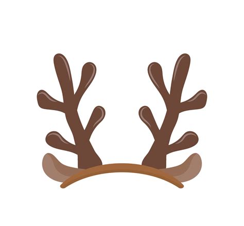 Antlers of elk or reindeer, christmas element, headband with antlers ...