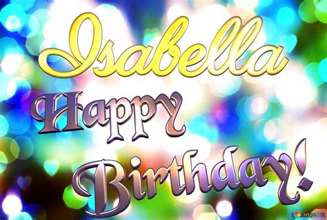 Image Happy Birthday Isabella Free Image - 1787