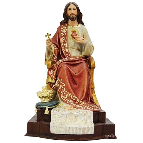 Christ The King Seated Statue | Christ the king, Catholic statues, Statue