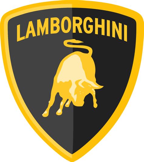 Lamborghini Logo Png Image Transparent Library - Lamborghini Logo Flat