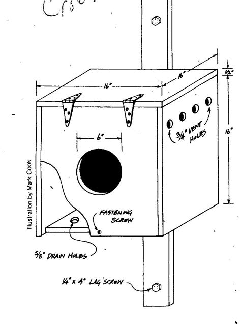 Printable Screech Owl Box Plans - Printable Calendars AT A GLANCE