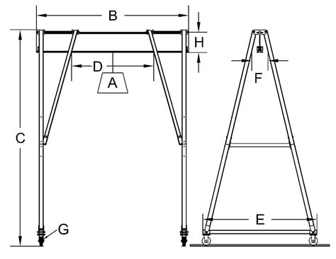 15 Ton Gantry Cranes - Steel Construction, Fixed-Height | Wallace Cranes