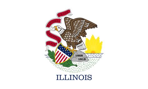 Illinois | Flaggen der US-Staaten