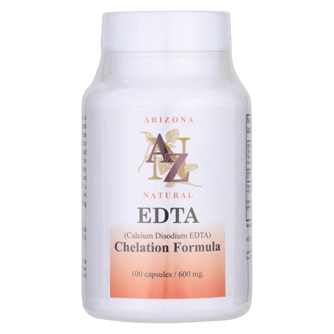 Arizona Natural Resource Calcium Disodium EDTA - 500 mg - 100 Capsules