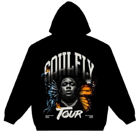 Rod Wave Merch Soulfly Tour Hoodie | WHAT’S ON THE STAR?