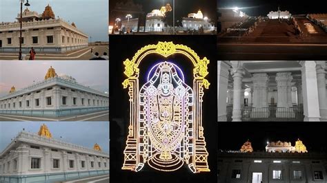 Kanyakumari Tirupati Temple Day, Night & Inside Videos & Views - கன்யாகுமரியில் திருப்பதி கோயில் ...