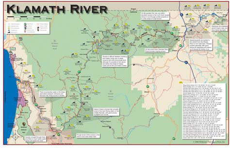 Klamath River Map