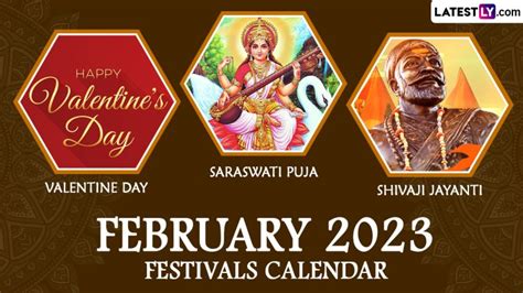 February 2023 Holidays Calendar With Major Festivals & Events: From Valentine’s Day to Maha ...