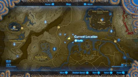 Breath Of The Wild Memories Map - Maping Resources