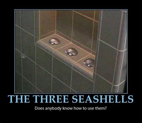 The Three Seashells Demotivator by MrAngryDog on DeviantArt | Sea shells, Demolition man, Third