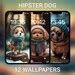 Dog Wallpapers iPhone Lock Screen Ios 17 Wallpaper Hipster - Etsy