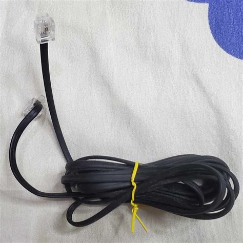 Black RJ11 Telephone Cable at 50.00 from City of Manila. | LookingFour ...