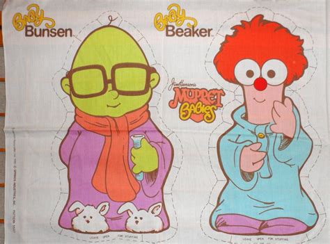 Muppets, Sesame Street 1985 Muppet Babies Bunsen/Beaker/Skeeter/Skooter ...