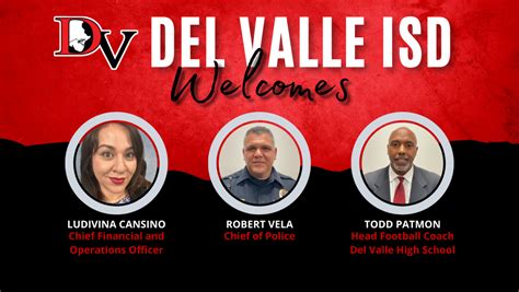 Del Valle ISD hires two high-level administrators, head football coach | District News Board Page