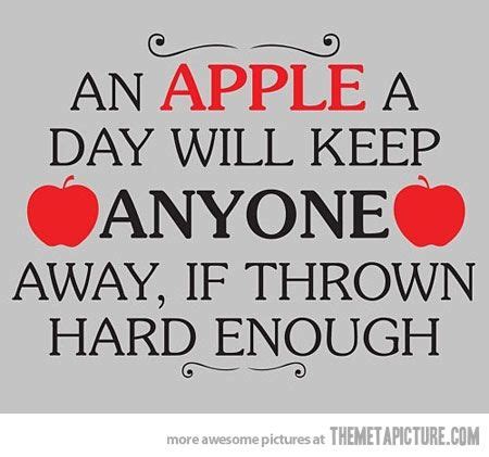 Humor Quotes Funny Apple Quotes | MemeFree