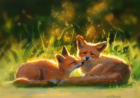 Download Fantasy Fox HD Wallpaper