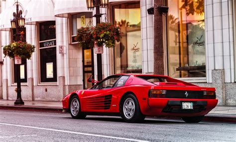 Wallpaper : car, vehicle, red cars, Ferrari Testarossa 1920x1155 ...