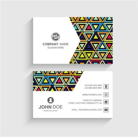 Modern colorful business card template vector 246848 Vector Art at Vecteezy