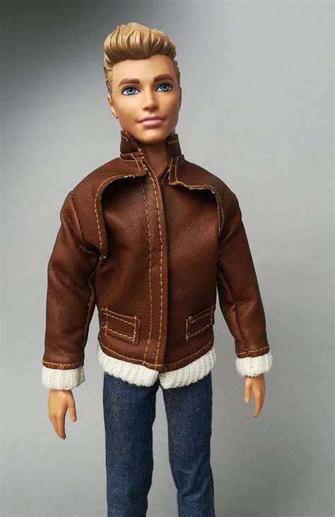 Barbie Clothes Ken Doll Clothes Ken Leather Jacket | Etsy | Barbie ...