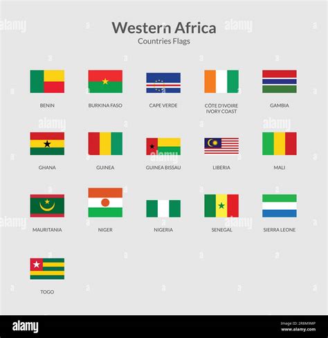 Flags Of West African Countries