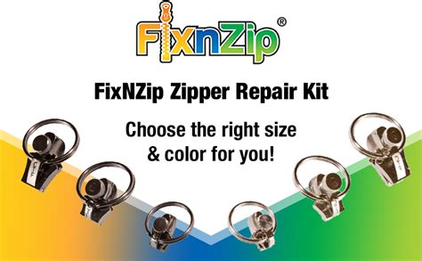 Amazon.com: FixnZip (Medium, Nickel) - See Size Guide - Universal ...