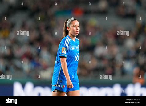 Eden Park, Auckland, New Zealand. 24th July, 2023. Giulia Dragoni (Italy) looks on during a ...