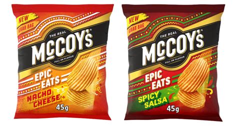 Two new flavours announced in McCoy’s brand-new crisp range