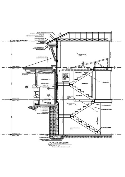 Architectural Wall Sections, USA Standard Architectural Wall Section ...