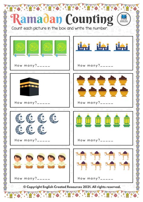 Ramadan Activities For Kids Printable