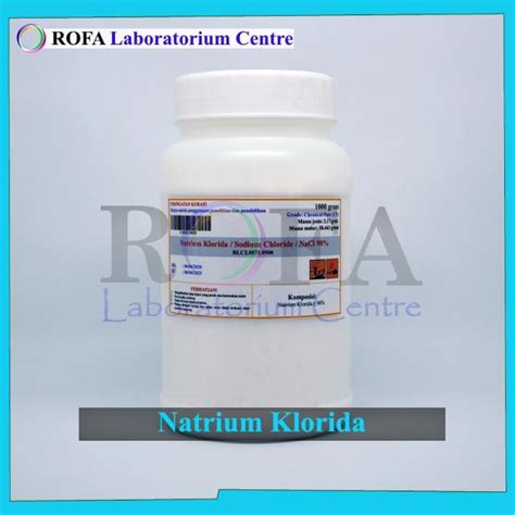 Jual Natrium Klorida / Salin / Sodium Chloride / NaCl 1000 Gram | Shopee Indonesia