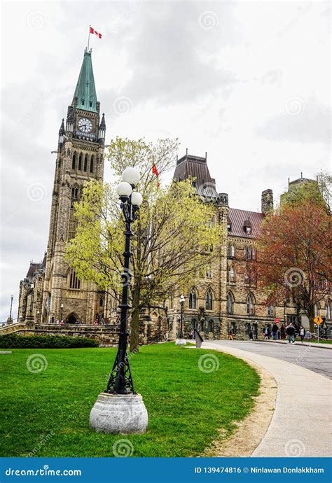 Parliament Buildings in Ottawa, Canada Editorial Photo - Image of clock ...