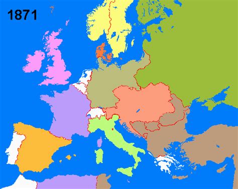 33 Map Of Europe 1871 Maps Database Source | Images and Photos finder