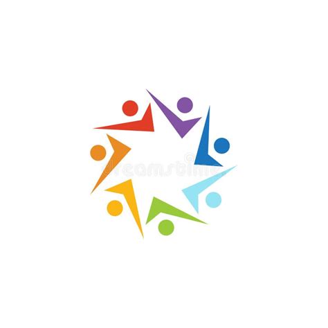 Community Graphic Design Template Vector Isolated Illustration Stock Vector - Illustration of ...