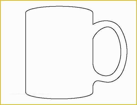 Coffee Mug Template Free - Printable Templates