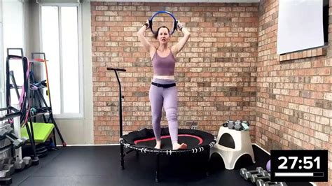 Rebounding For WEIGHT LOSS Full Body Workout ↪INTERMEDAITE LEVEL↪ LEAPS ...