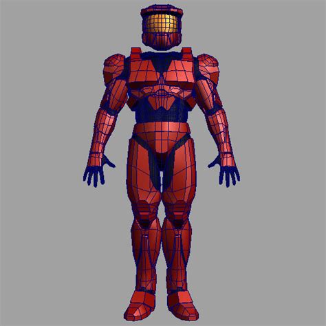 3D model Halo Armor VR / AR / low-poly OBJ FBX MA MB | CGTrader.com