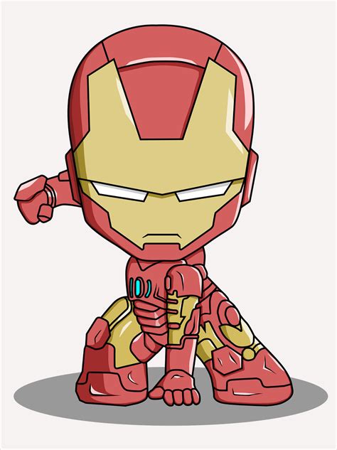 Download Iron Man, Chibi, Cartoon. Royalty-Free Vector Graphic - Pixabay