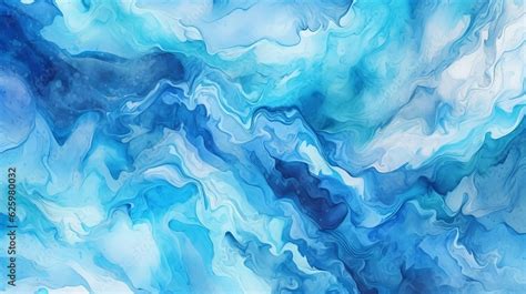 blue azure colors watercolor wallpaper Stock Illustration | Adobe Stock