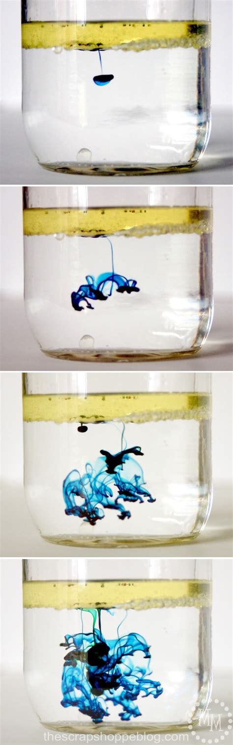 Water Fireworks Science Experiment - The Crafting Chicks