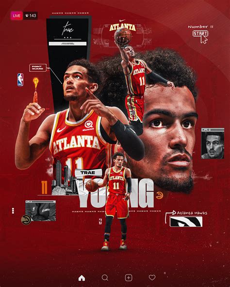 Trae Young | Atlanta Hawks on Behance