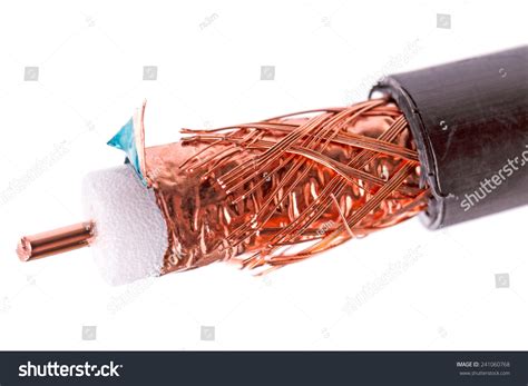 50 Ohm Coaxial Cable Isolated On Stock Photo 241060768 | Shutterstock